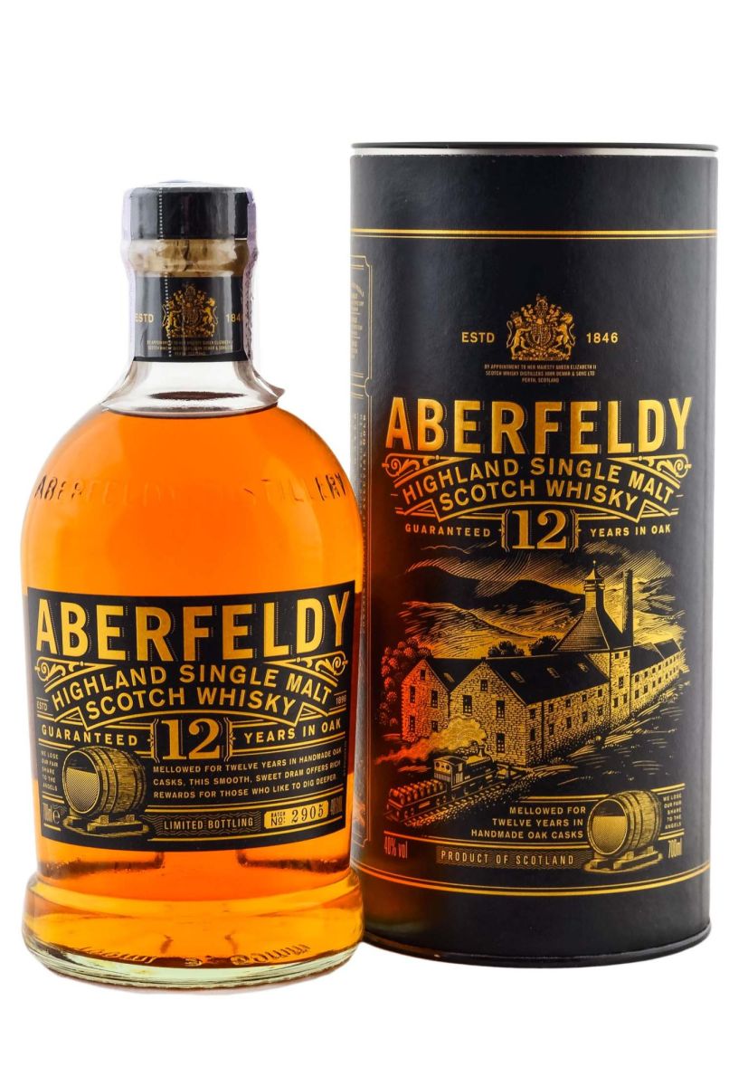 Виски Aberfeldy 12 y.o. в тубусе 40% 0.7 л
