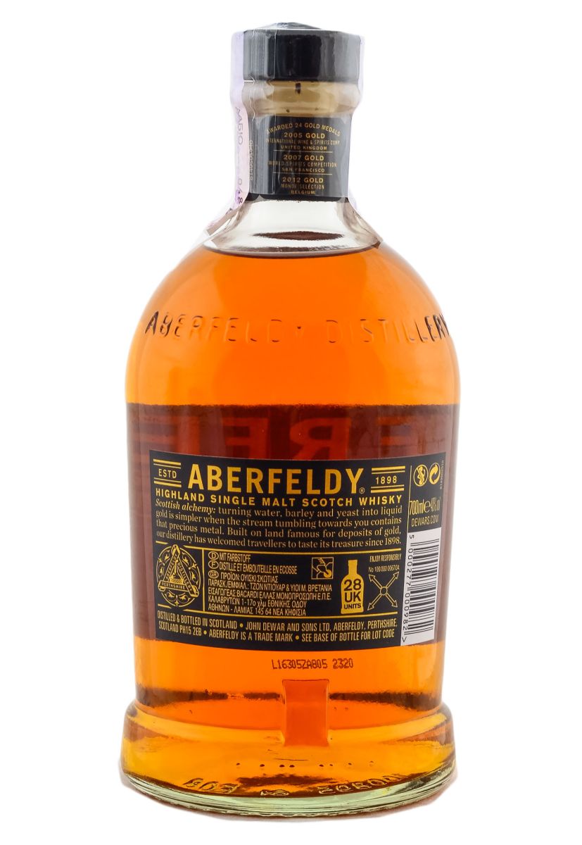 Виски Aberfeldy 12 y.o. в тубусе 40% 0.7 л