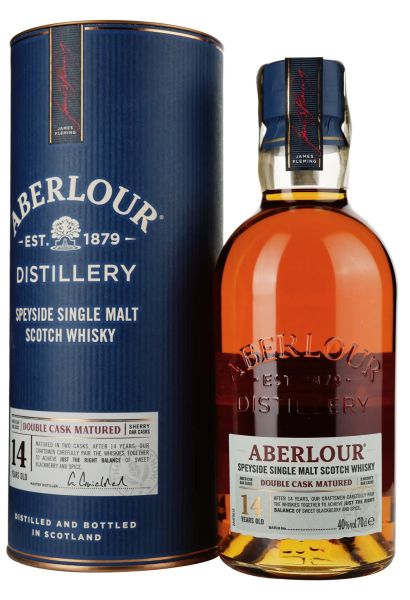Віскі Aberlour 14 Y.O. в тубусі 0,7 л