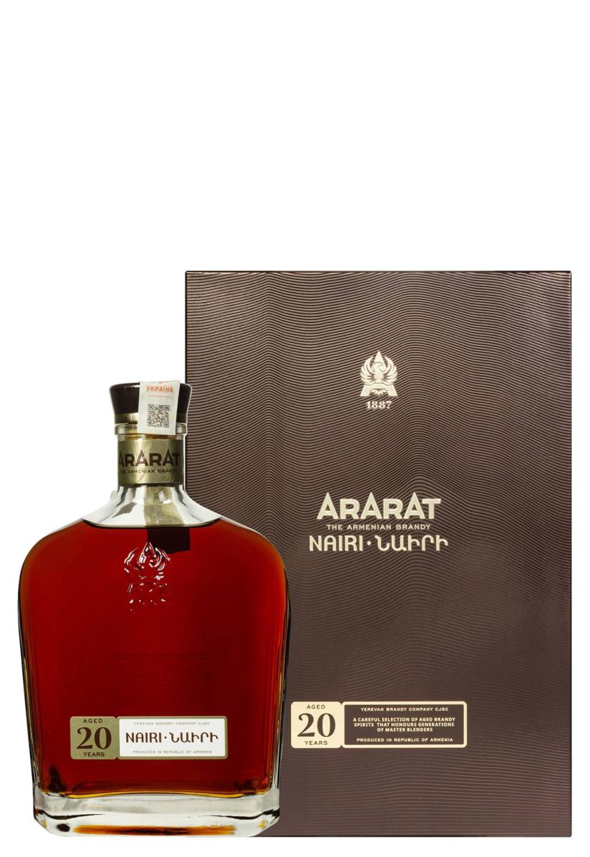 Бренді АрАрАт Наірі 20 років у коробці 0.5 л
