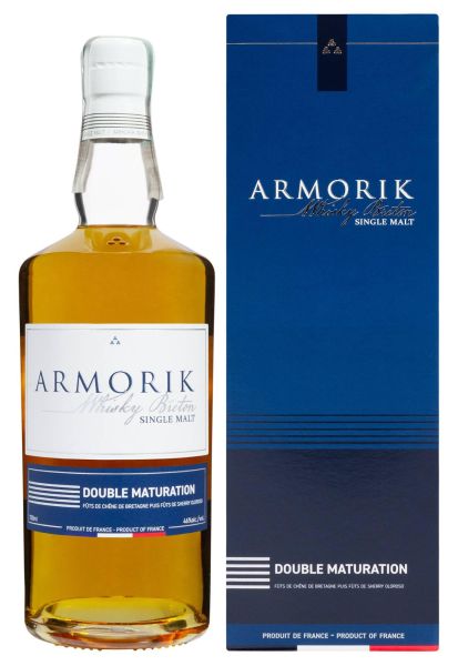 Віскі Armorik Double Maturation Single Malt в коробці 0.7 л