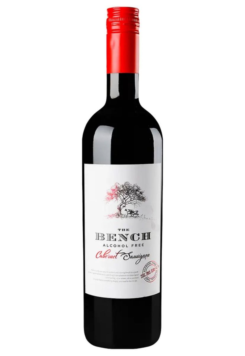 Вино безалкогольне The Bench Cabernet Sauvignon напівсухе червоне 0% 0.75 л