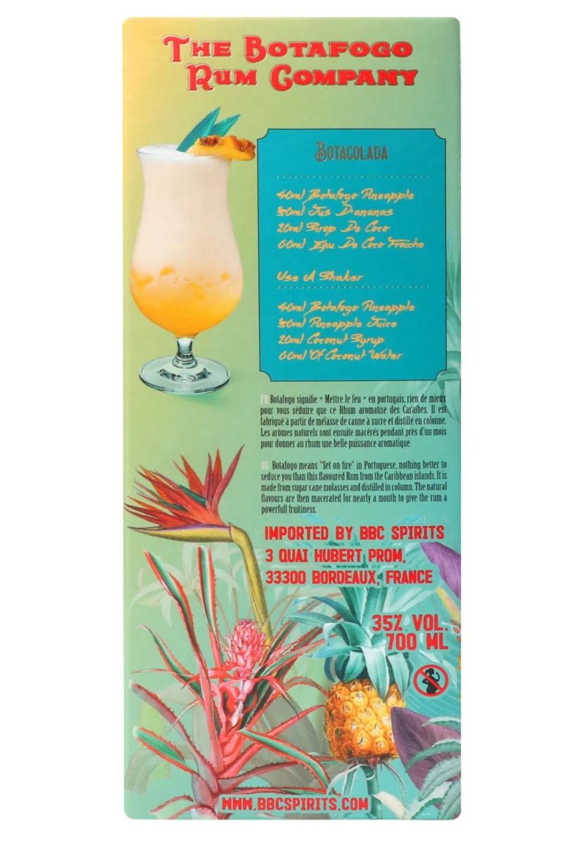 Ром Botafogo Pineapple у коробці 0,7 л