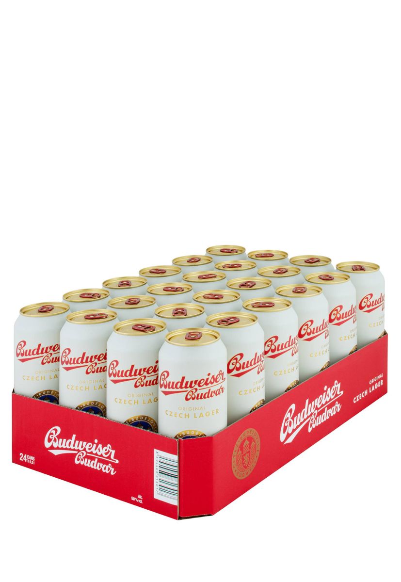 Пиво Budweiser Budvar світле з/б 0.5 л