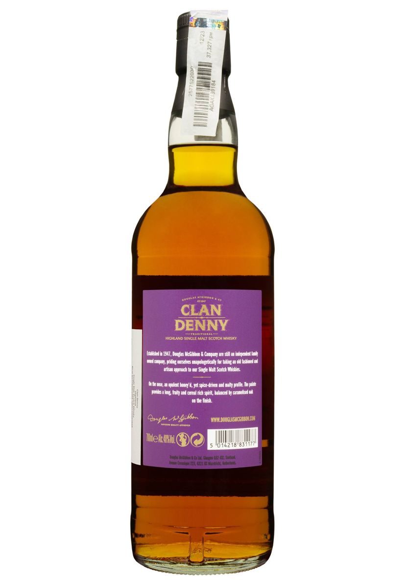 Виски Clan Denny Highland Single Malt 0.7 л
