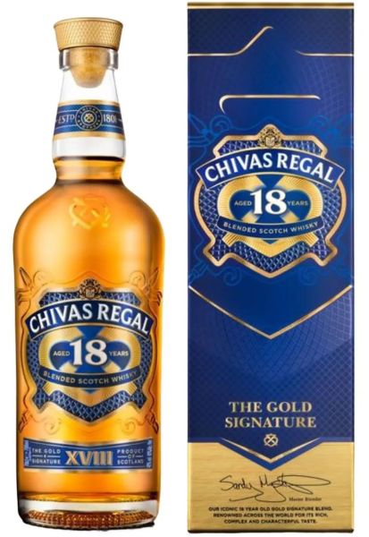 Віскі Chivas Regal 18 y.o. у коробці 0.7 л
