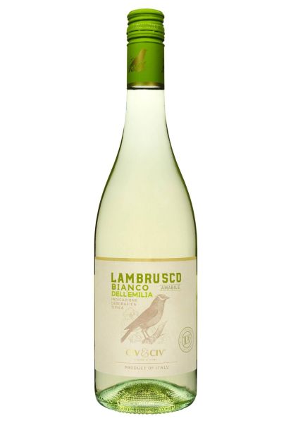 Вино ігристе Civ&Civ Lambrusco dell'emilia Bianco Amabile 0.75 л