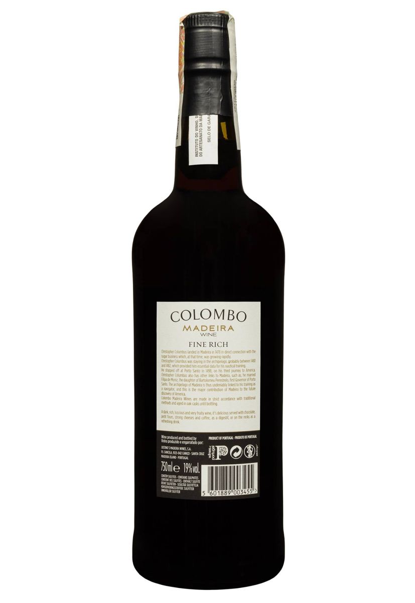 Вино Colombo Madeira Rich 0.75 л