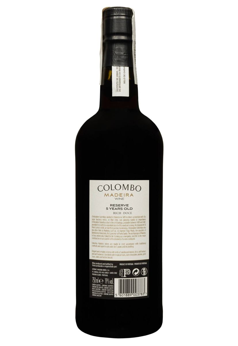 Вино Colombo Madeira Rich Reserve 5 YO 0.75 л