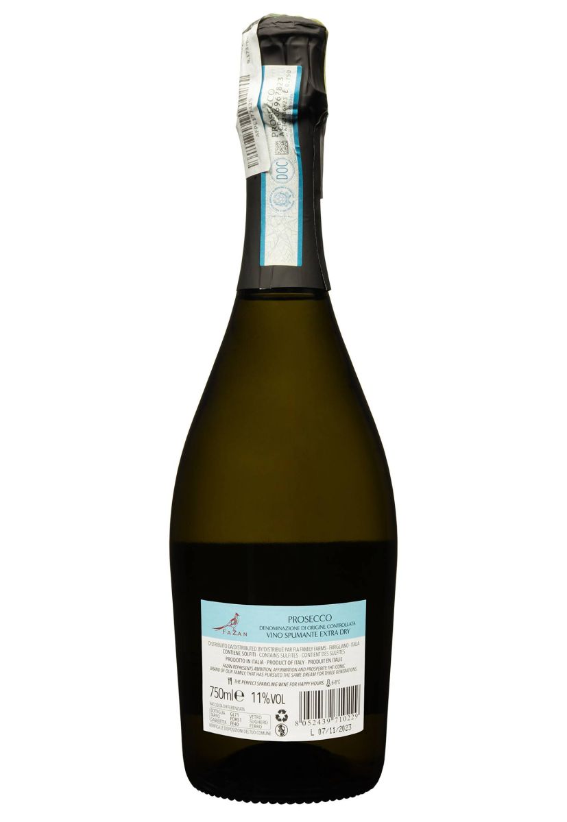 Вино игристое Fazan Prosecco Vino Spumante Extra Dry 0.75 л