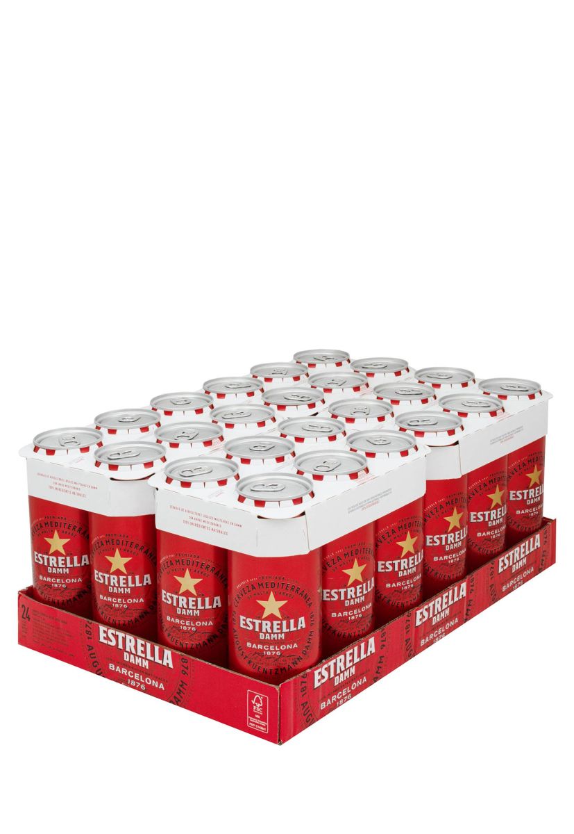 Пиво Estrella Damm Barselona 4,6% світле з/б 0.5 л