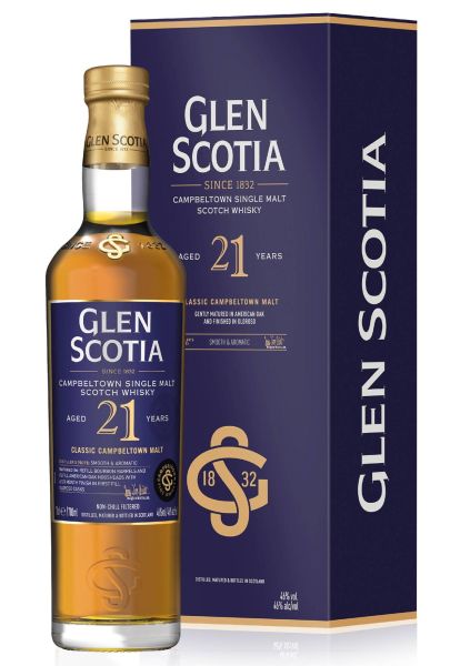 Віскі Glen Scotia 21 рік в коробці 0.7 л