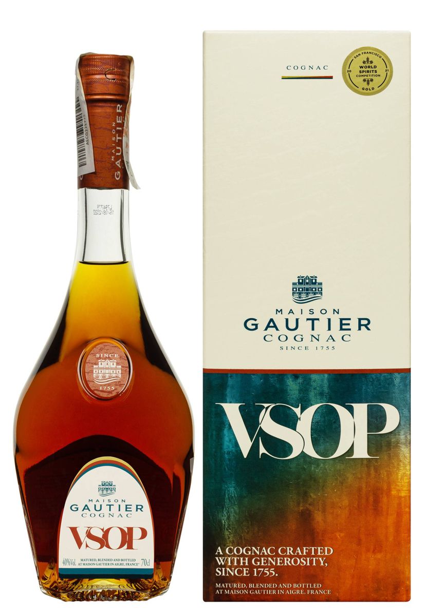 Коньяк Gautier V.S.O.P. в коробке 0.7 л
