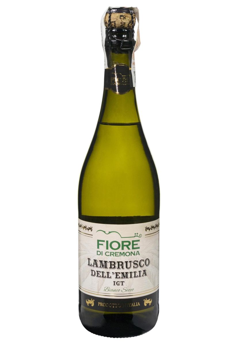 Вино игристое Lambrusco Dell`Emilia Fiore di Cremona Bianco Secco 0.75 л