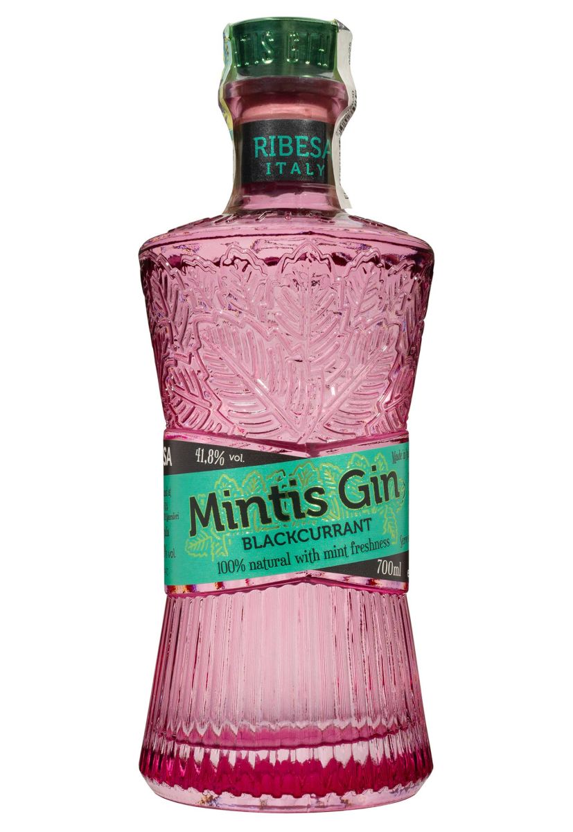 Джин Mintis Blackcurrant Ribesa з келихом 0.7 л