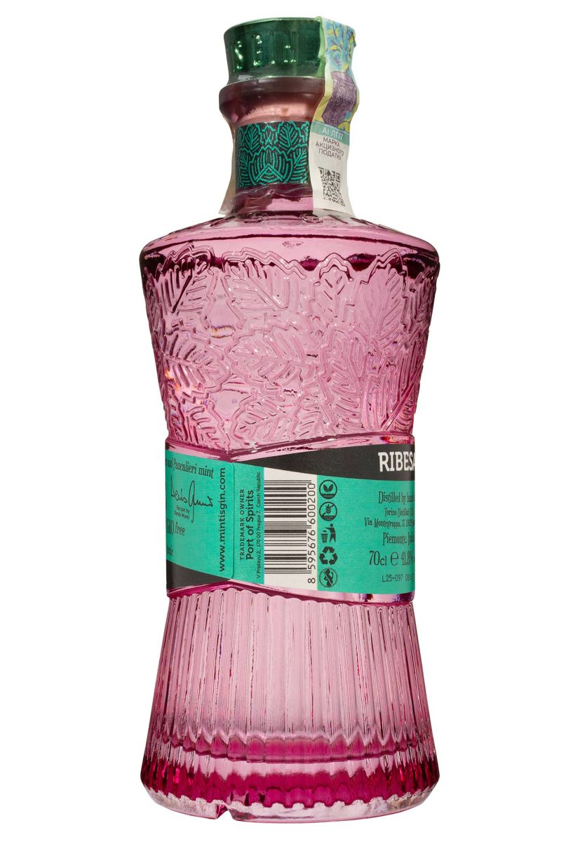 Джин Mintis Blackcurrant Ribesa з келихом 0.7 л