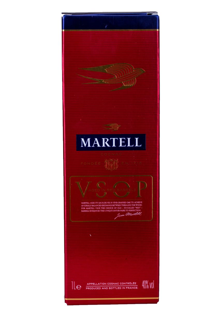Коньяк MARTELL VSOP у коробці 1 л