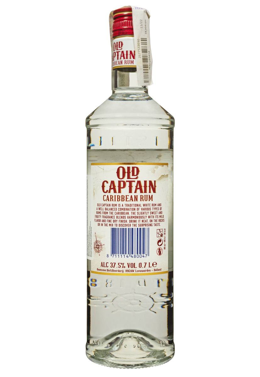 Ром Old Captain Caribbean White 0.7 л