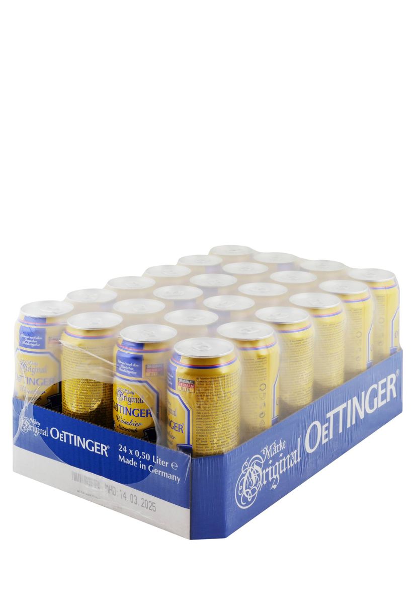 Пиво Oettinger Weissbier з/б 0.5 л