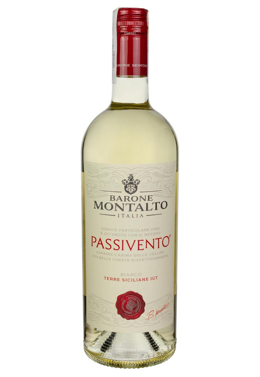 Вино Baron Montalto Passivento Terre Siciliane IGP Біле Напівсухе 0.75 л