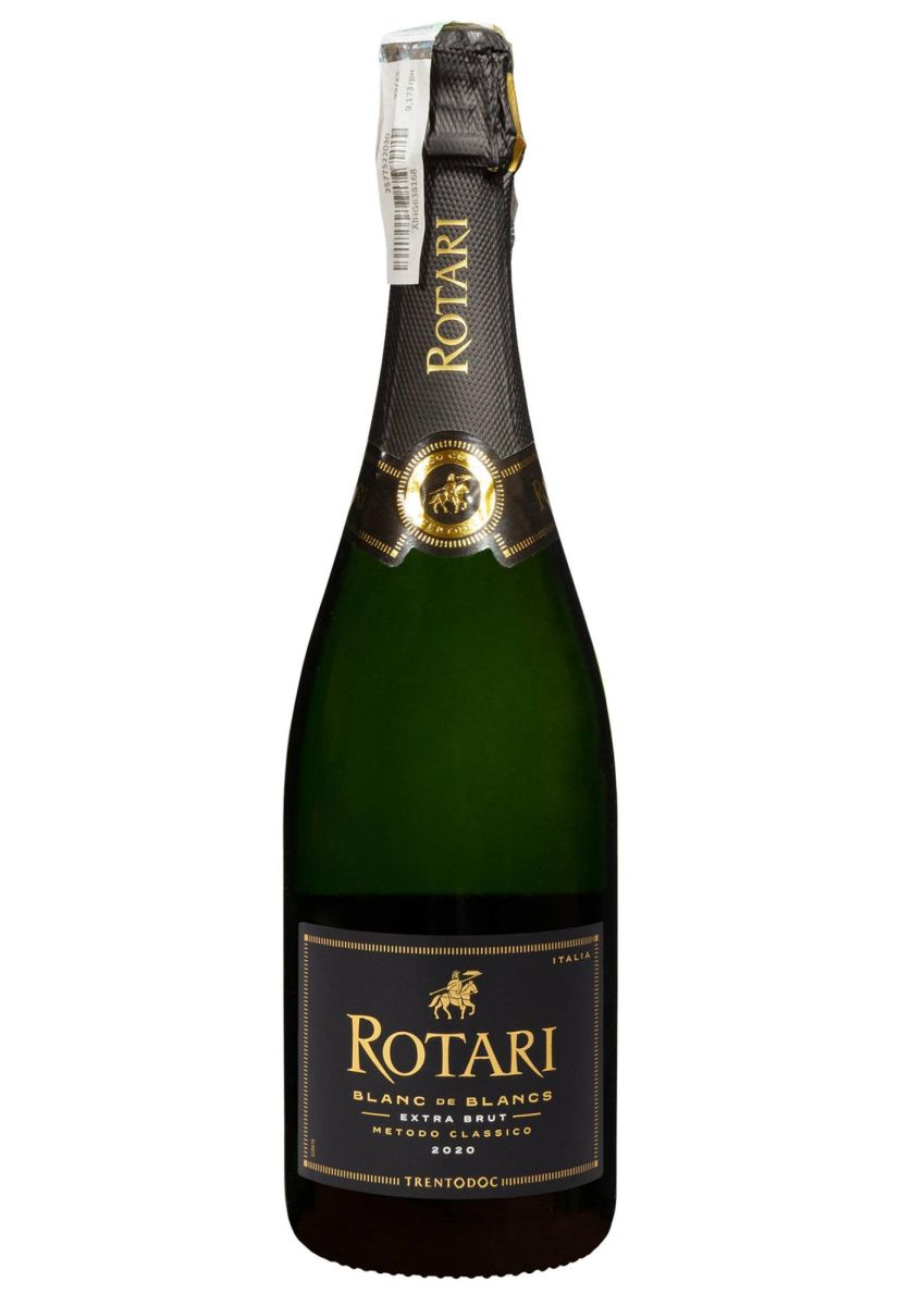 Вино игристое Rotari Blanc de Blancs Extra Brut Metodo Classico 2020 Белое Сухое 0.75 л