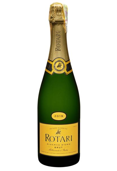 Вино ігристе Rotari Riserva D'Oro Brut 2021 Біле Сухе 0.75 л